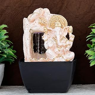 Global Grabbers Polyresin Table Top Indoor Outdoor Water Fall Fountain with LED Lights Home Decor Decoration Gift Gifting Items-STN_WT-SF20-picture-38