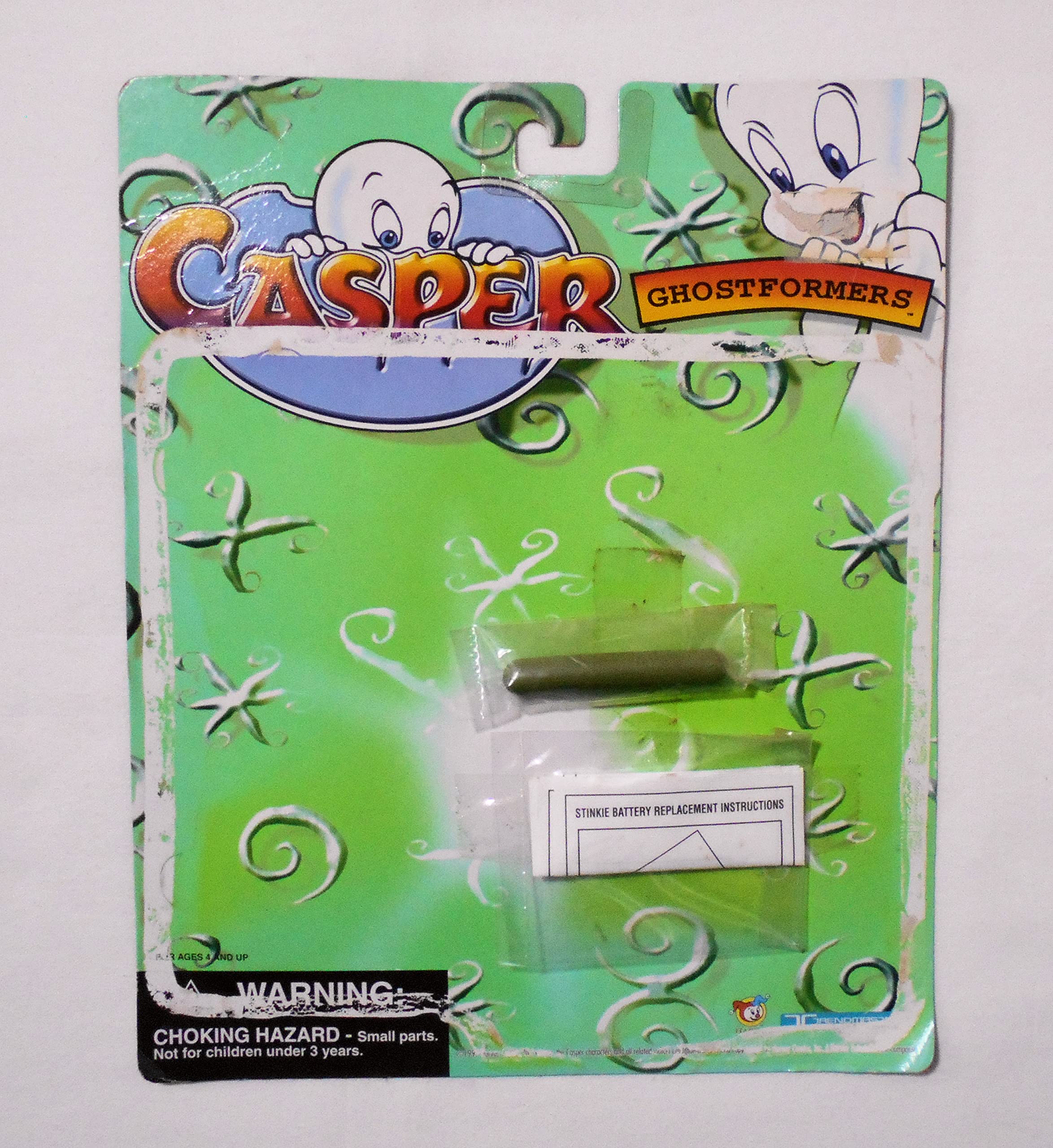 キャスパー【STINKIE】 Vintage 1995 Tyco Casper Ghost STINKIE ON VAC Figure #57308