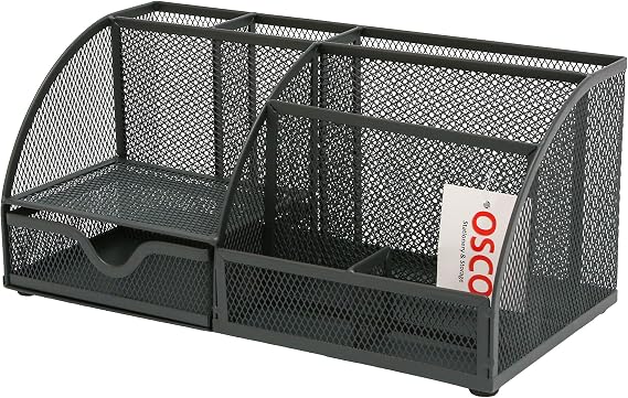 منظم مكتب Osco كبير السلكية - الجرافيت