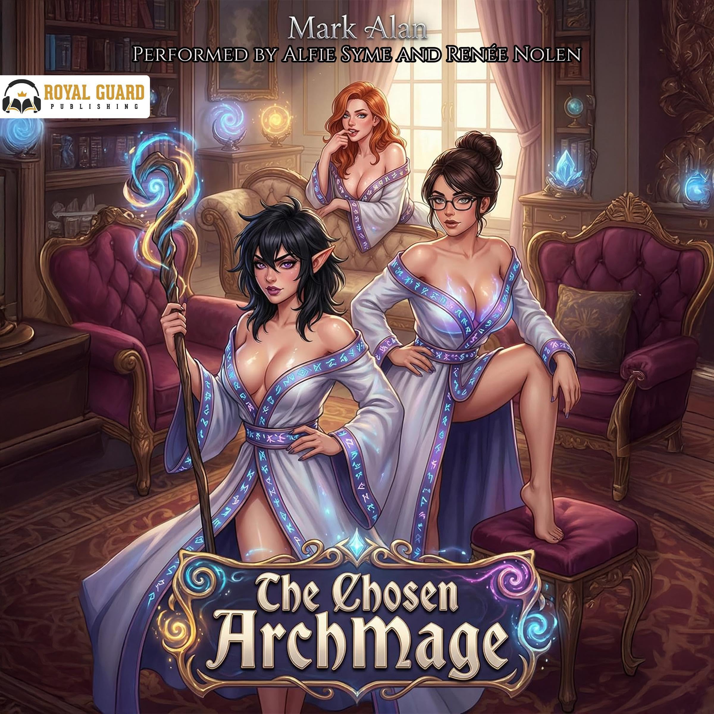 Cover art for The Chosen ArchMage: A LitRPG Fantasy