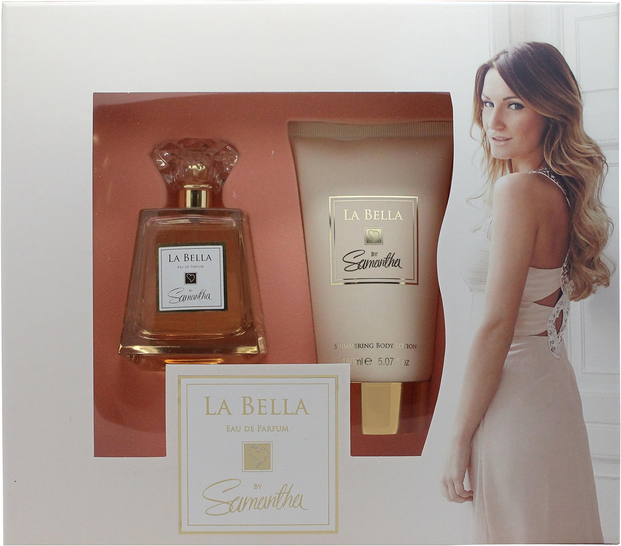 La Bella Gift Set contains Shimmer Body Lotion and EDP 100 ml