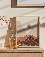 Vista 6 de HAUS AND HUES Marco de Fotos de Madera de Roble Beige de 8.5x11 Pulgadas - Exhibición de Arte de Pared de Madera Moderna - Marco Ligero 8.5x11