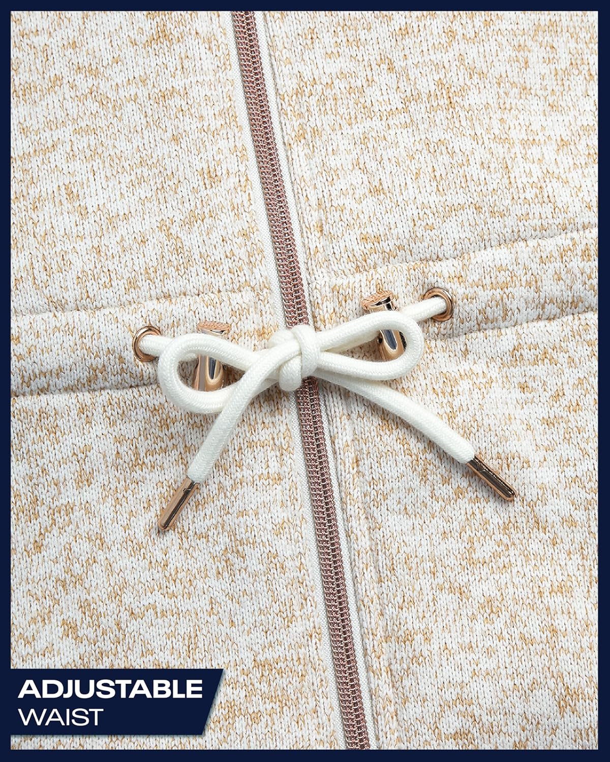 Reebok Womens Fleece Jacket - Lightweight Fleece Jacket Women Sherpa Lined Long Hooded Zip Up Womens Sweaters with Pockets - Image 6