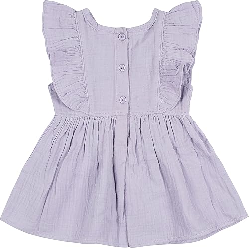 Miniatura 3 de Gerber conjunto de 2 piezas de vestido y cubrepañal para niña bebé