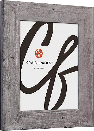 Miniatura 3 de Craig Frames American Barn, marco de fotos de madera de granero sintética, roble marrón, 16 x 20 pulgadas