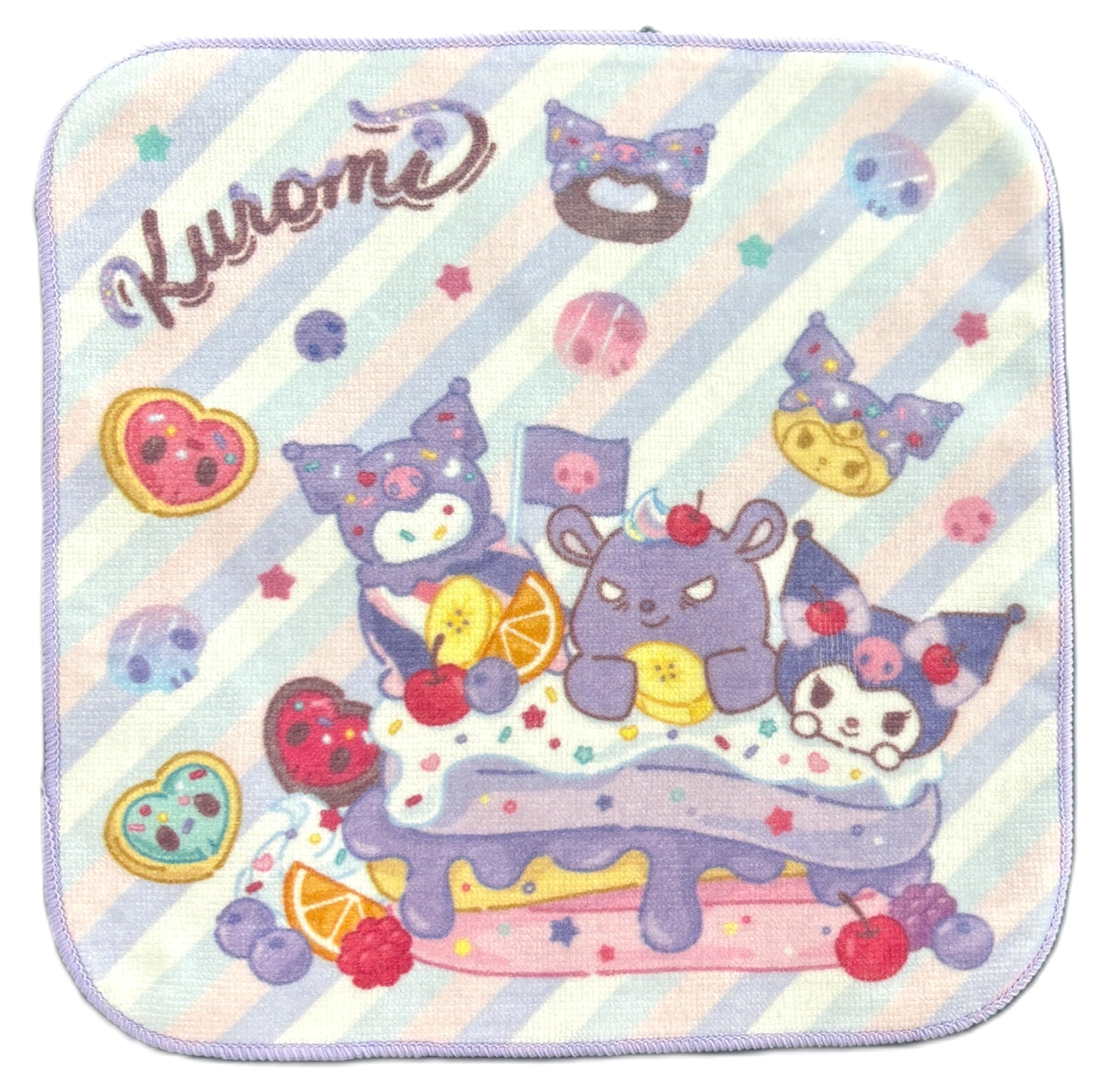 Amazon｜林(Hayashi) ミニタオル 約20×20cm サンリオ ケーキ クロミ
