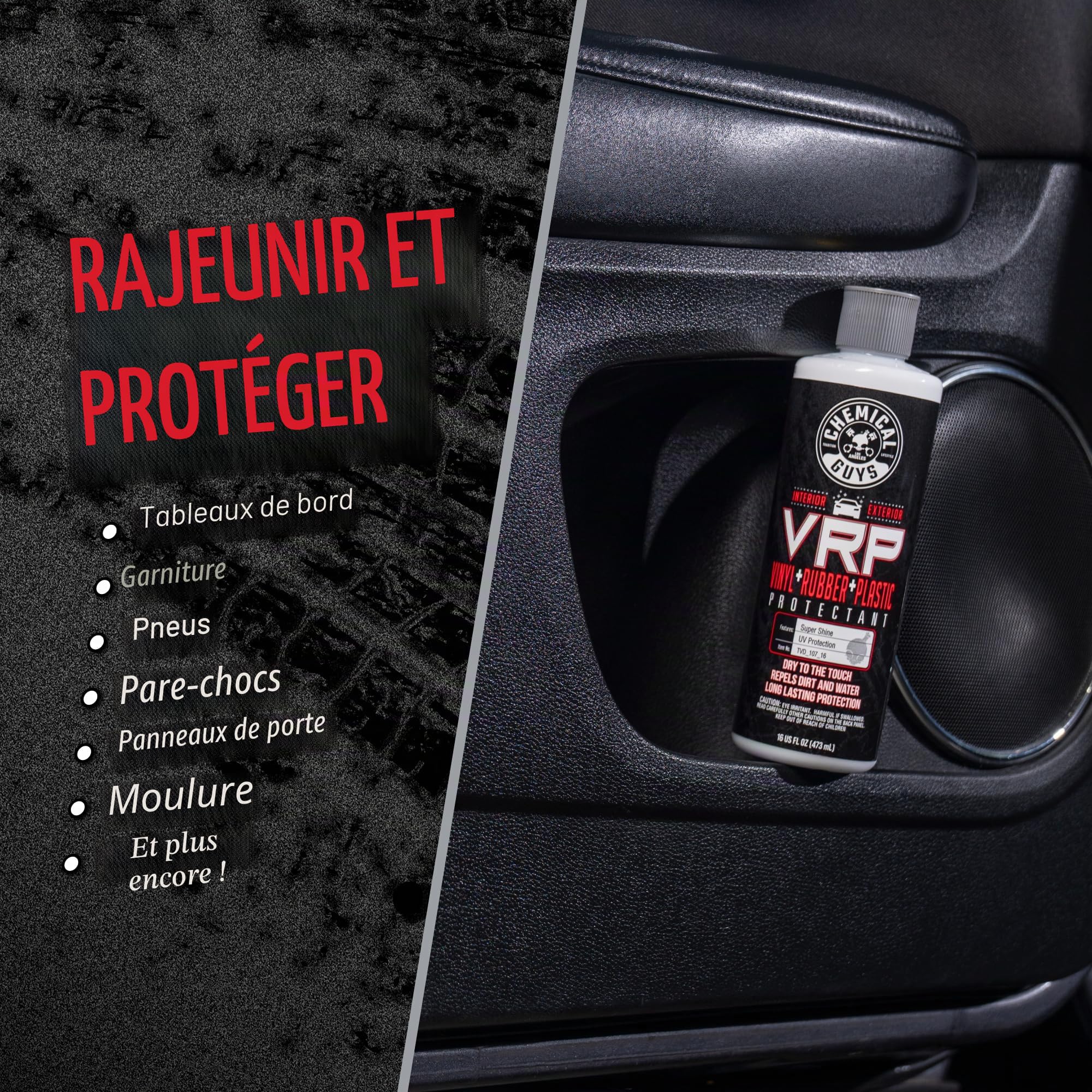 Chemical Guys V.R.P. Vinyl, Rubber, Plastic Shine & Protectant (473ml)