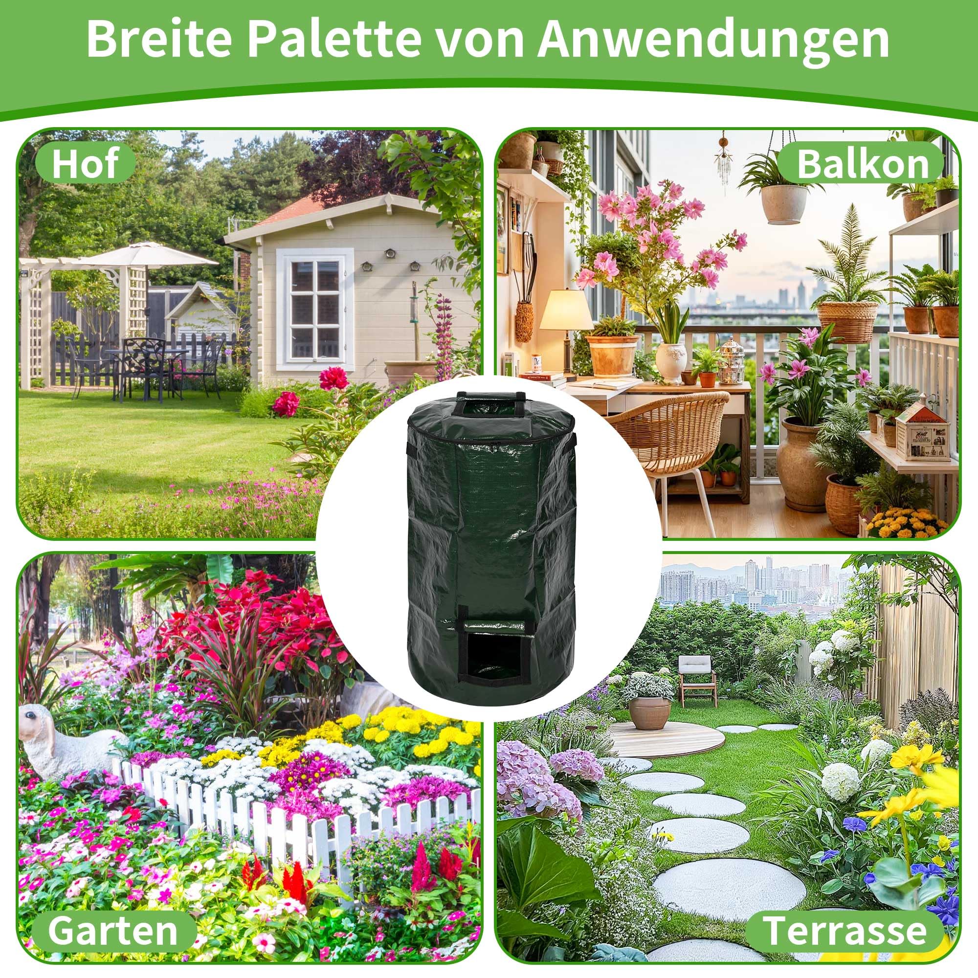 aleawol Composteur jardin