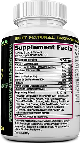 Miniatura 3 de Aurélie El producto de ampliación de glúteos mejor calificado de Estados Unidos - Mejora femenina natural que funciona - 60 tabletas