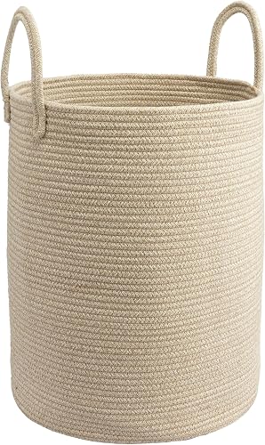 Large Woven Cotton Rope Storage Basket
