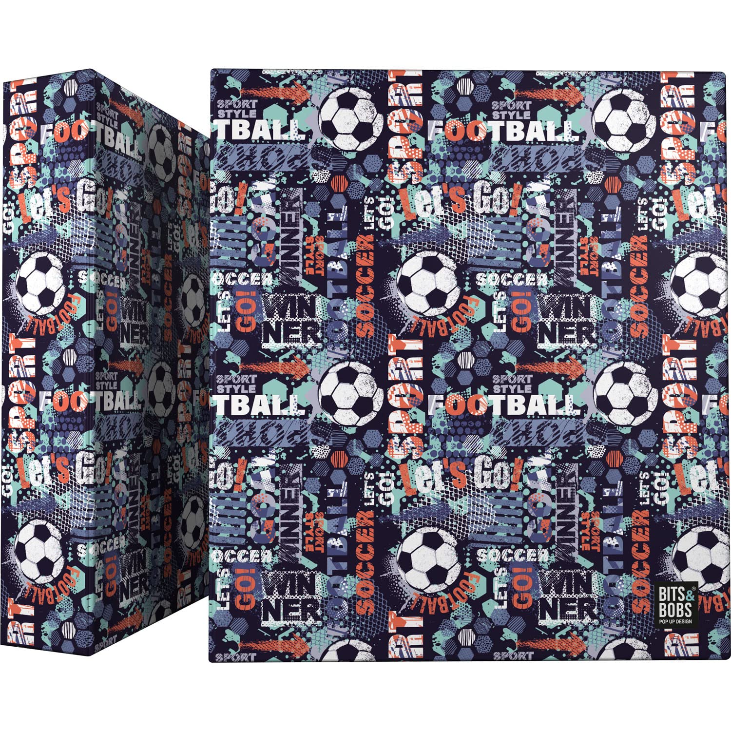 Grafoplás | A4 File Binder | 4 Mixed Rings 40mm | Bits & Bobs Pop Up Desing Collection | Winners | FSC Certified