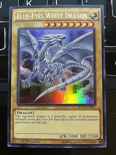 YU-GI-OH! - Blue-Eyes White Dragon (MVP1-EN055) - The Dark Side of Dimensions Movie Pack - 1st Edition - Ultra Rare