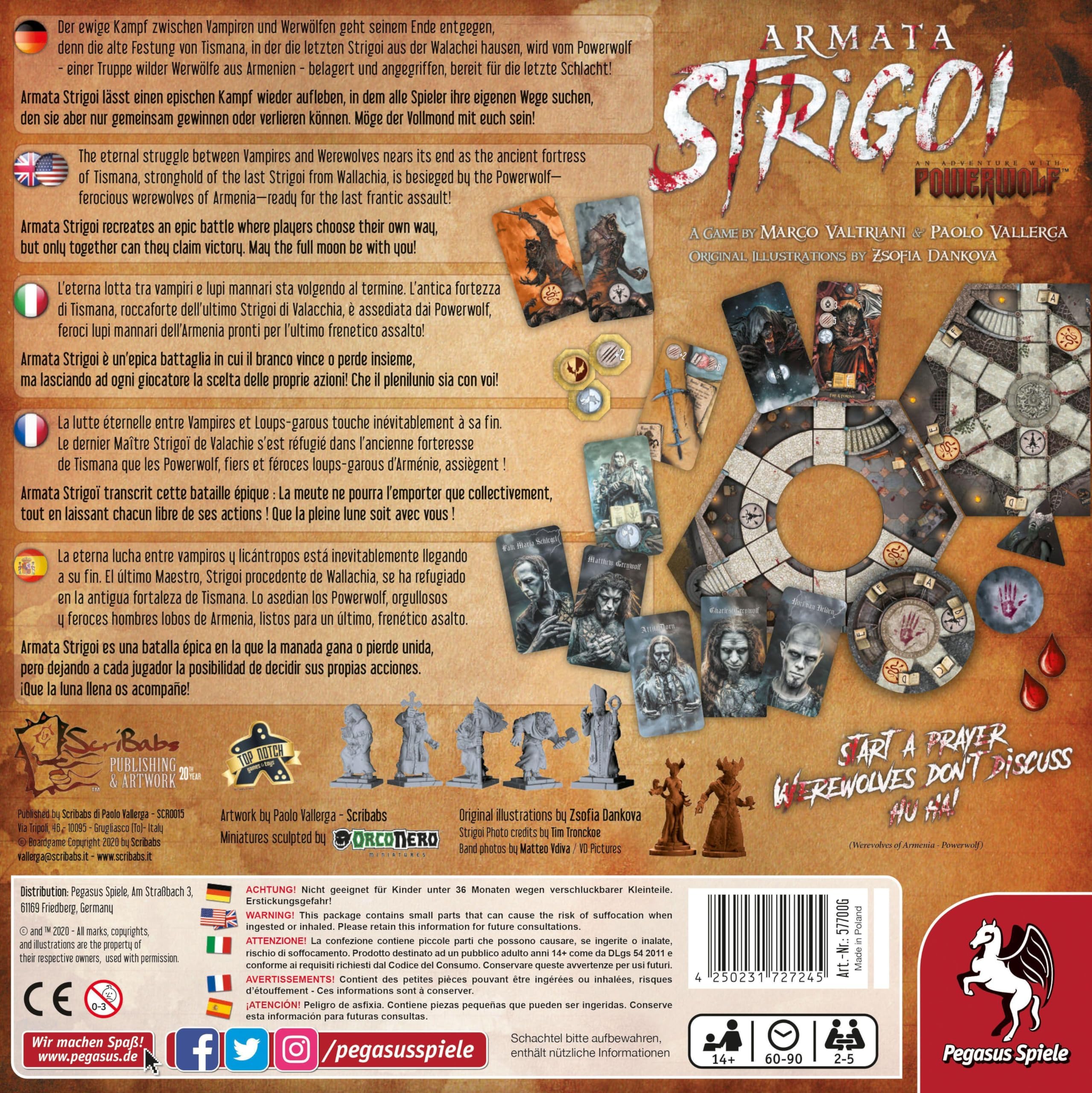 Pegasus Spiele 57700G - Armata Strigoi - Das Powerwolf Brettspiel – Ansicht 4