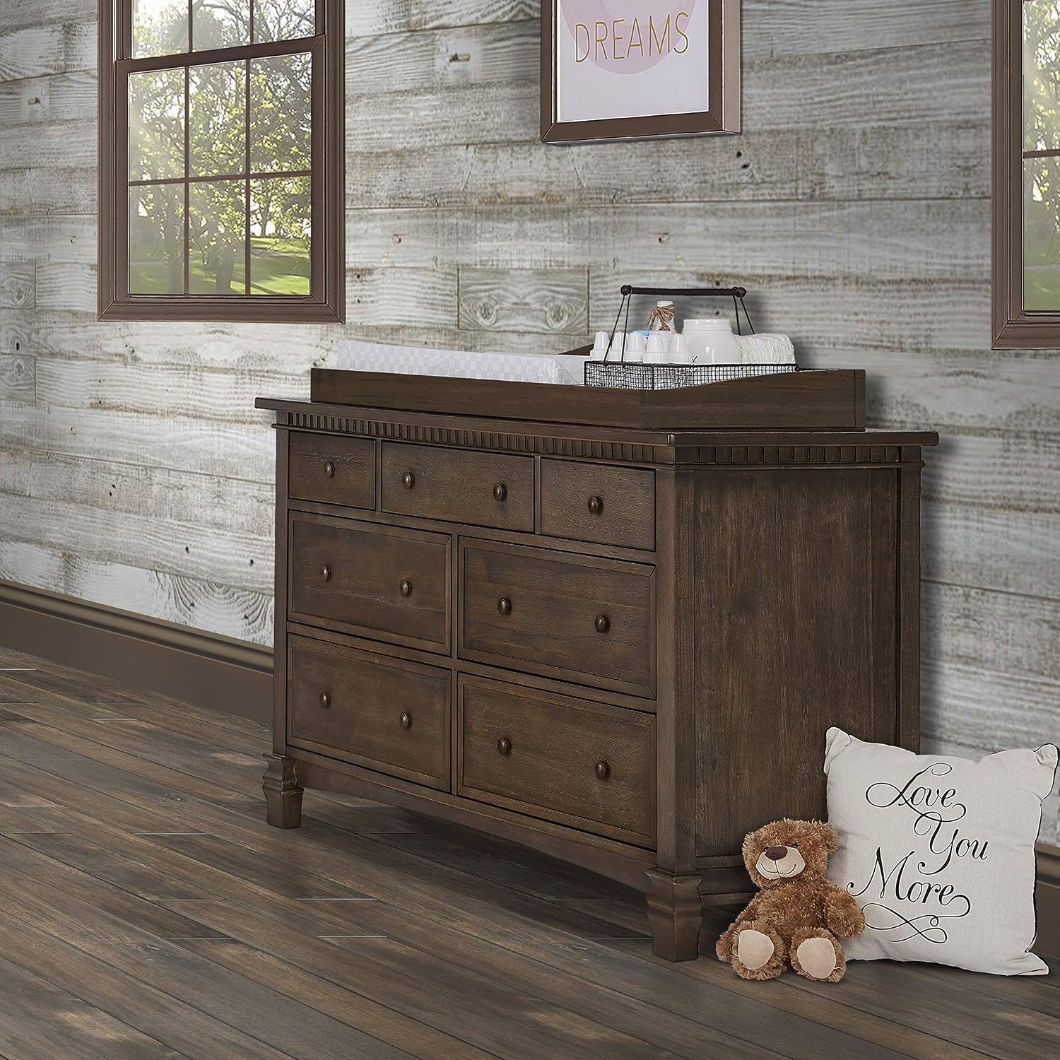 evolur dresser storm grey Modern 10 Drawer Dresser, Dressers for Bedroom  LGHM