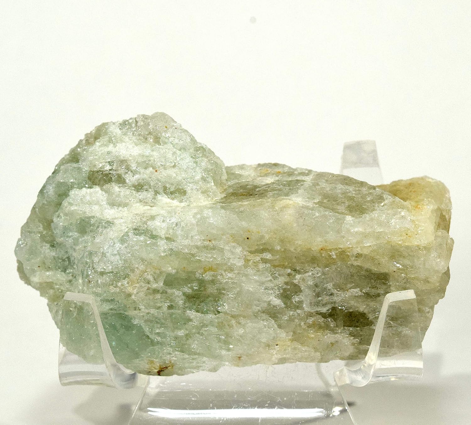 400 Carat Blue Yellow Aquamarine Rough Natural Beryl Sparkling Crystal Cabochon Mineral Gemstone Rock for Carving - Brazil