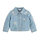 Mud Pie girls Mud Pie Children's Easter Floral Embroidered Jacket