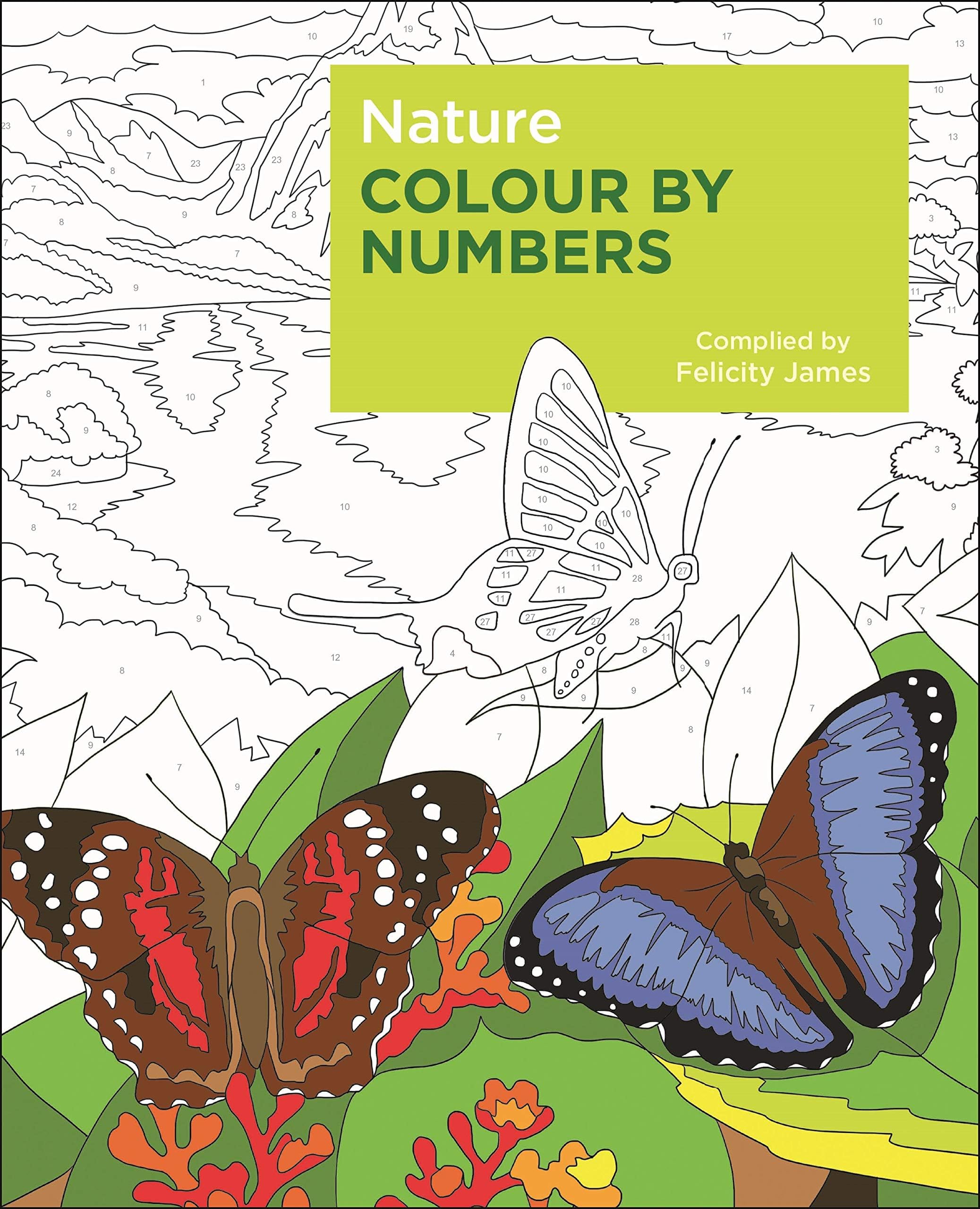 Nature Colour by Numbers (Arcturus Colour by Numbers Collection)