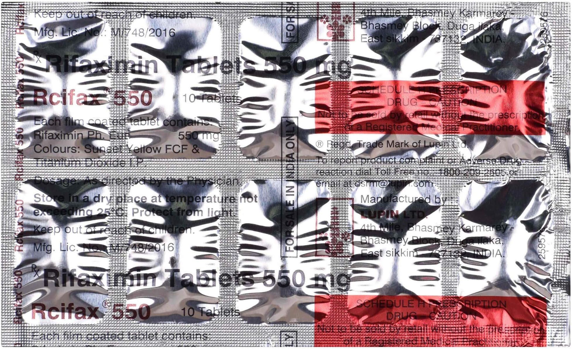 Rcifax 550 - Strip of 10 Tablets