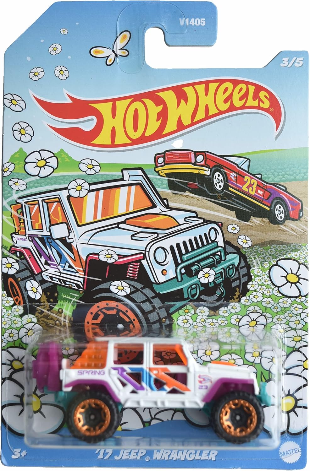 Hot Wheels '17 Jeep Wrangler, Spring Edition