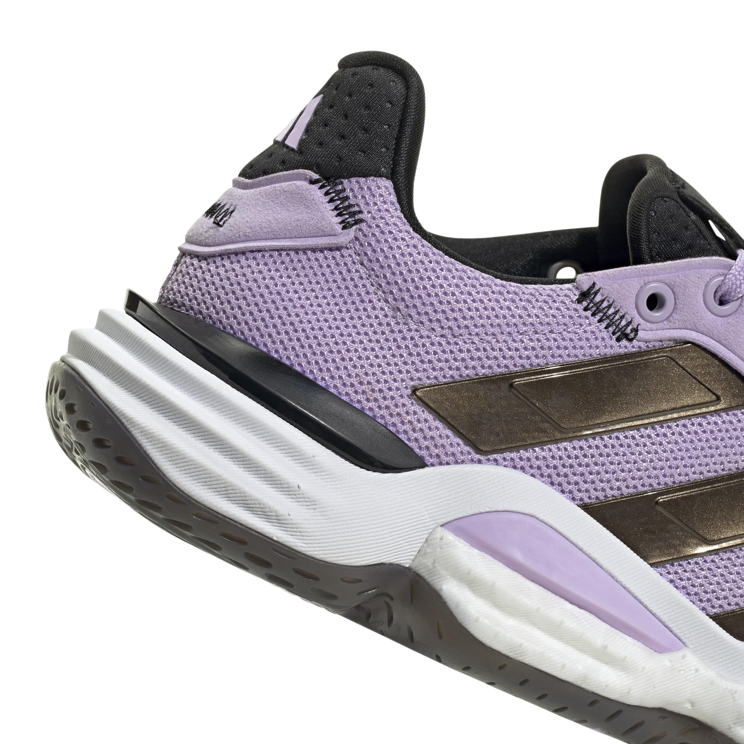 adidas Mujer Stabil 16 Indoor Shoes, Powder Plum/Core Black/Cloud White, 38 EU