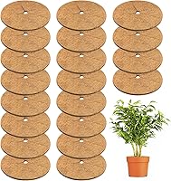 Vista 13 de Legigo 10 piezas Anillo de mantillo de fibra de coco Anillo protector de plantas para árboles, anillo de protección de árbol de coco natural de 9