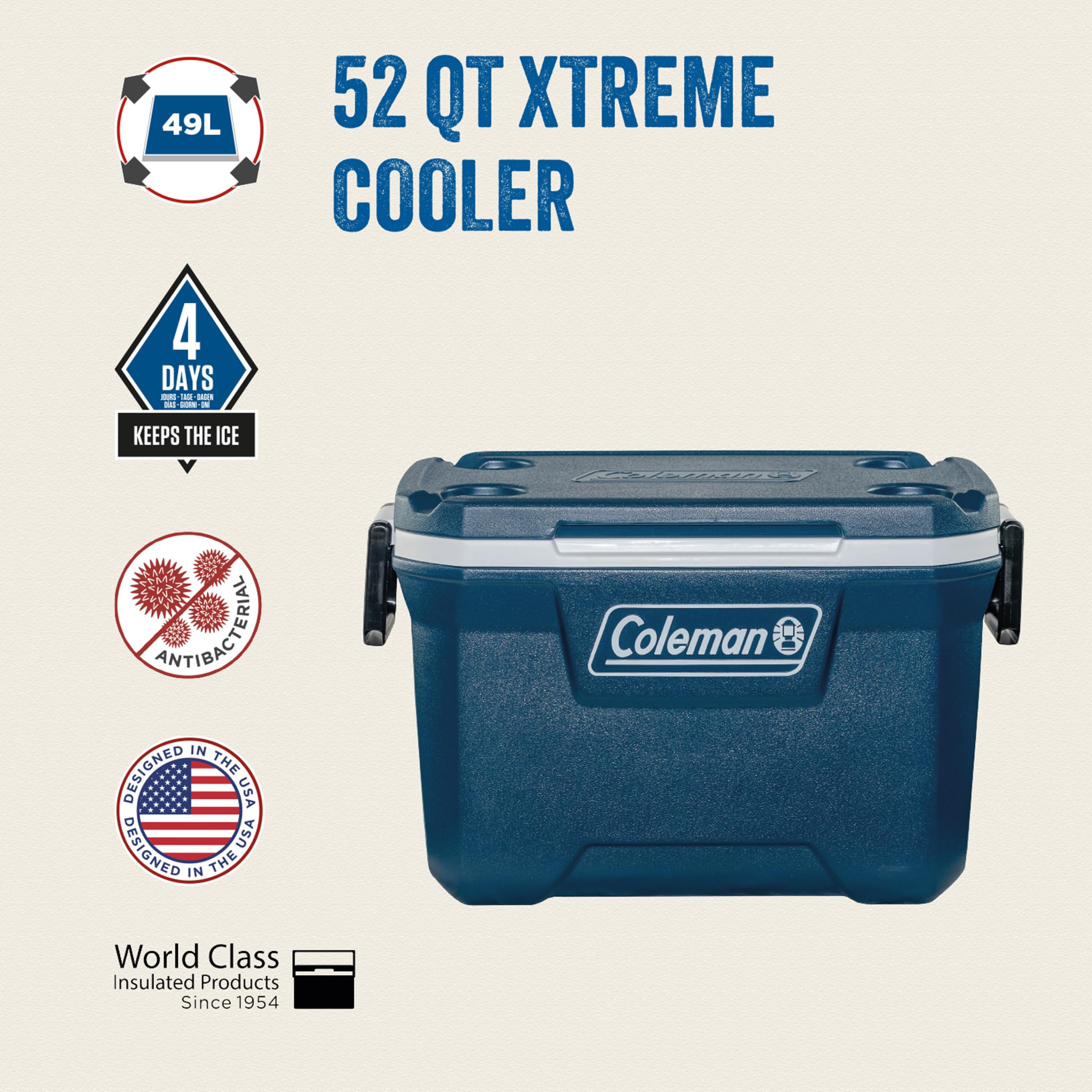 Coleman Xtreme Kühlbox 47 | 48 | 66 | 94 Liter | mit und ohne Räder