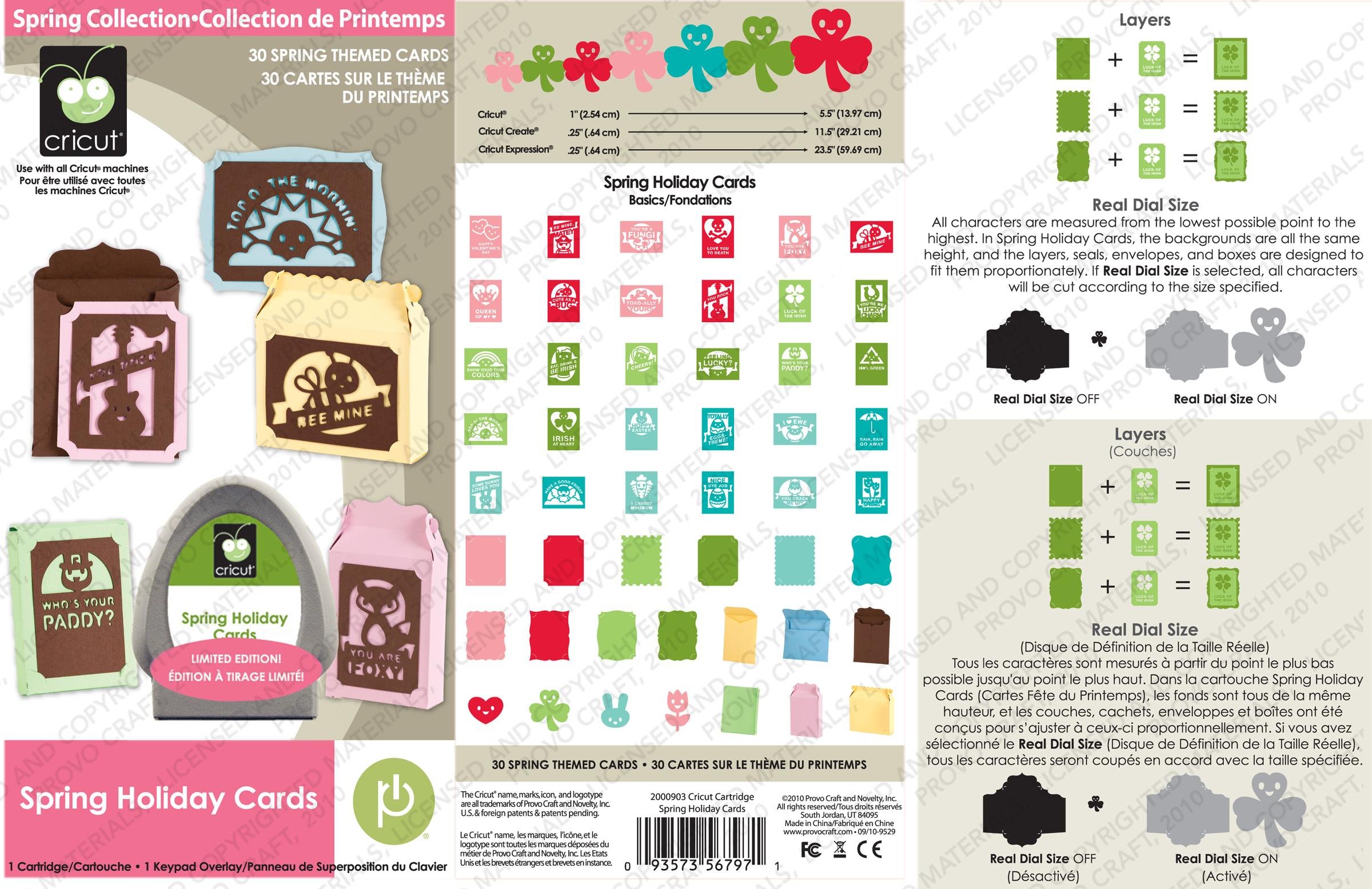 Cartucho Cricut Spring Holiday Cards para diseñar tarjetas troqueladas sin esfuerzo