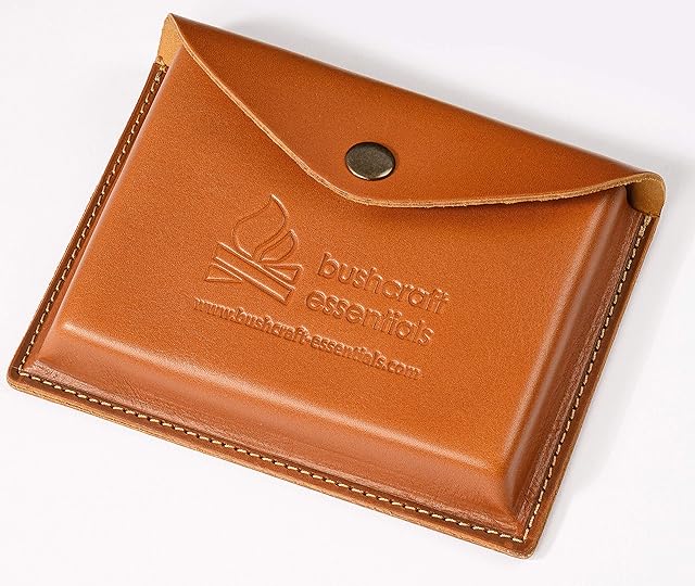 Skórzane etui Bushbox LF | idealne do gotowania i akcesoriów | wysokiej jakości, ręcznie wykonane i trwałe | z garbowanej roślinnie skóry bydlęcej