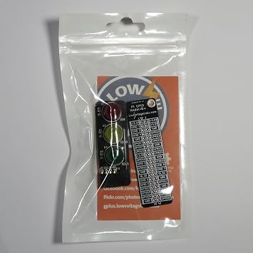 Low Voltage Labs Pi Traffic Light and GPIO Plus reference board combo pack for the Raspberry Pi A+, B+, 2, 3, 3B+ and 4