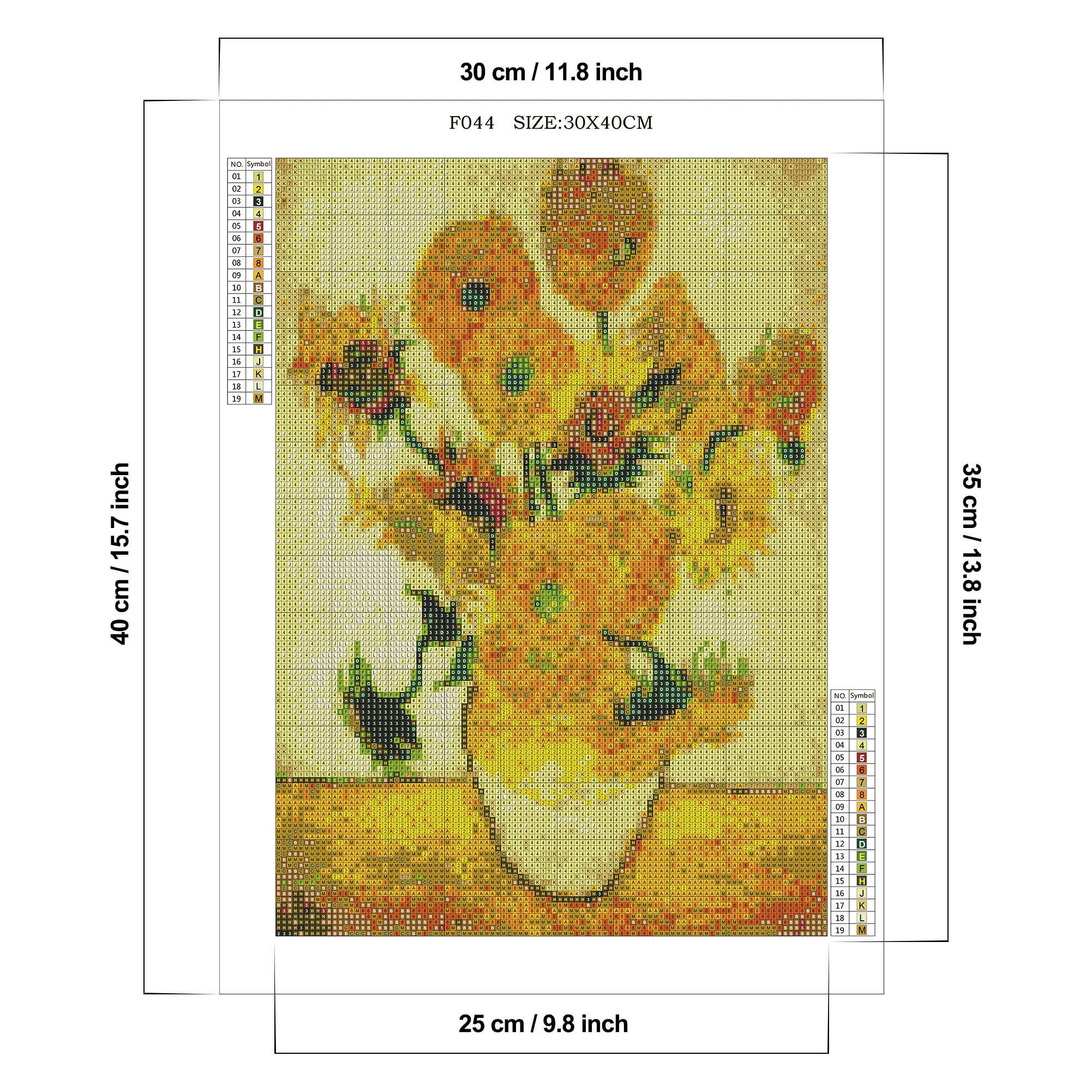 Kit Diamond Painting MOGTAA 5D – Leone E Girasole, 30x40cm, Completo Di Strumenti, Per Adulti E Bambini, Decorazione Fai-da-Te