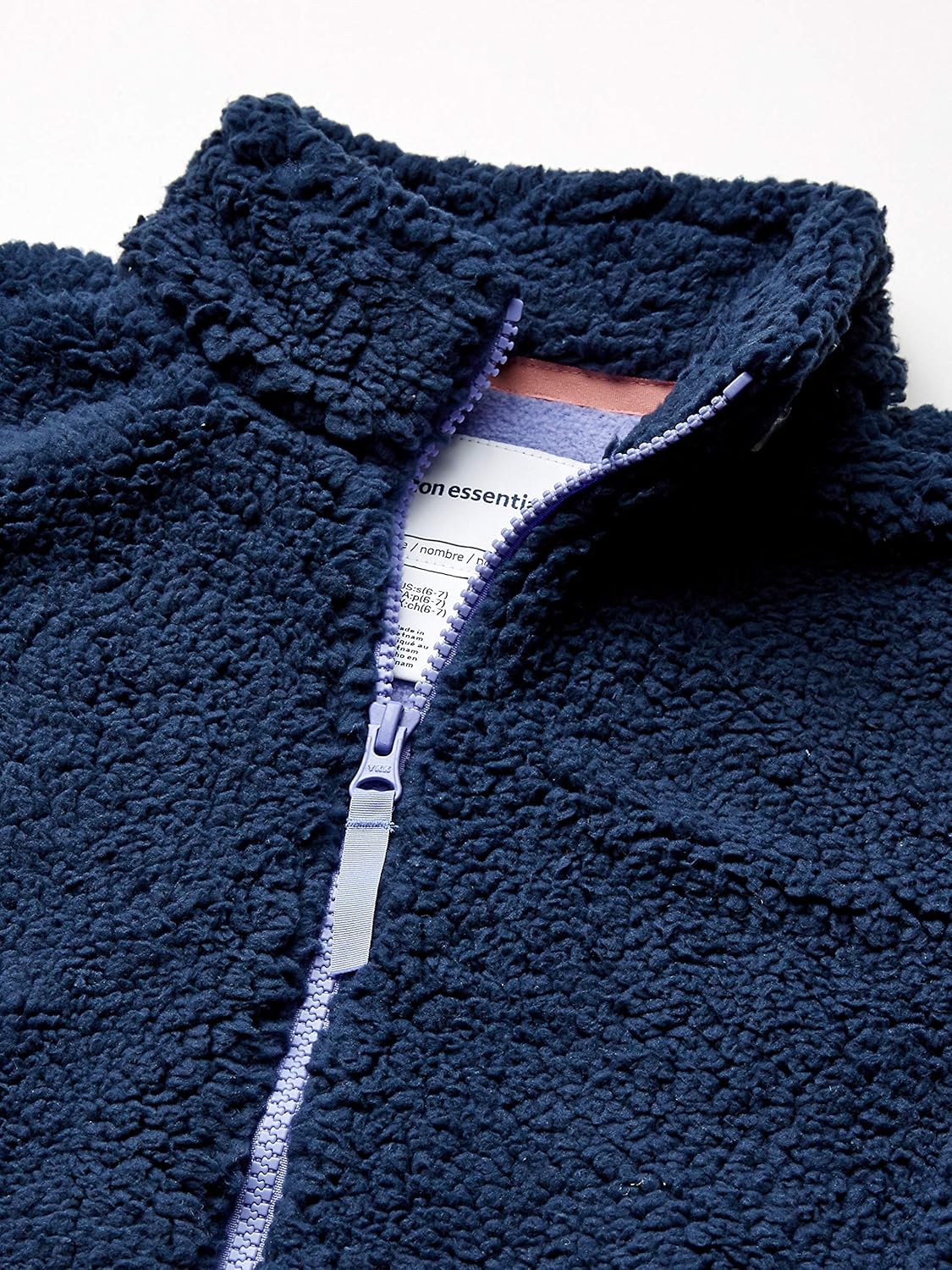 Amazon Essentials Girls and Toddlers' Sherpa Fleece Full-Zip Jacket - Image 2