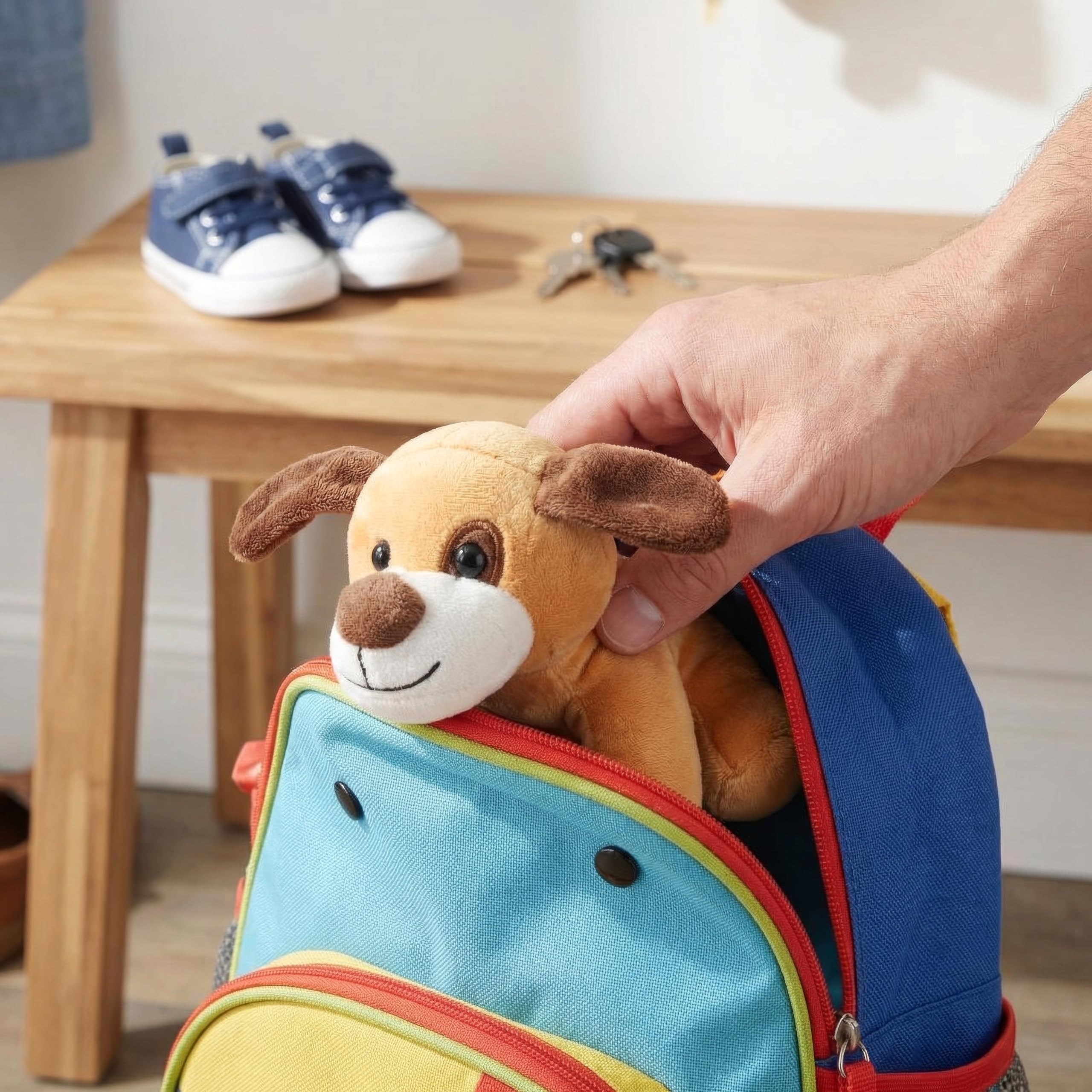 HENBRANDT 1 x Cute Dog Plushie Soft Toy 15cm 6 Inch - Image 3