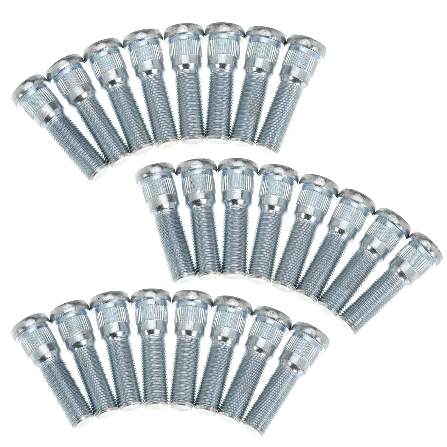 24Sets 1/2-20 Inch Wheel Stud with Nuts for Trailer for Lippert Axles 3500 lb for Dexter 4400 lb with 1/2"-20 UNF Thread Size