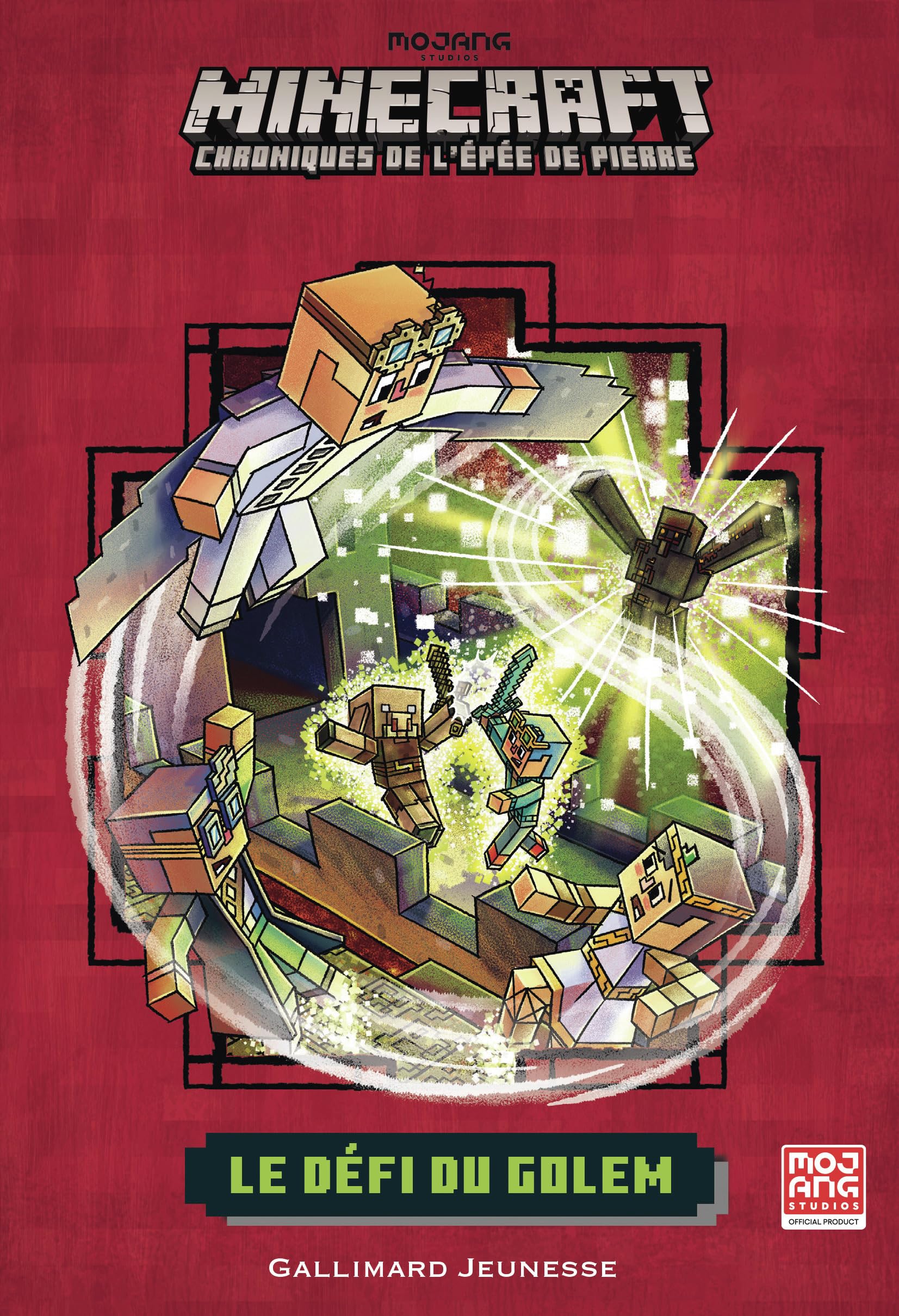 Romans Minecraft - Le Défi du Golem: Chroniques de l'Épée de pierre, tome 5