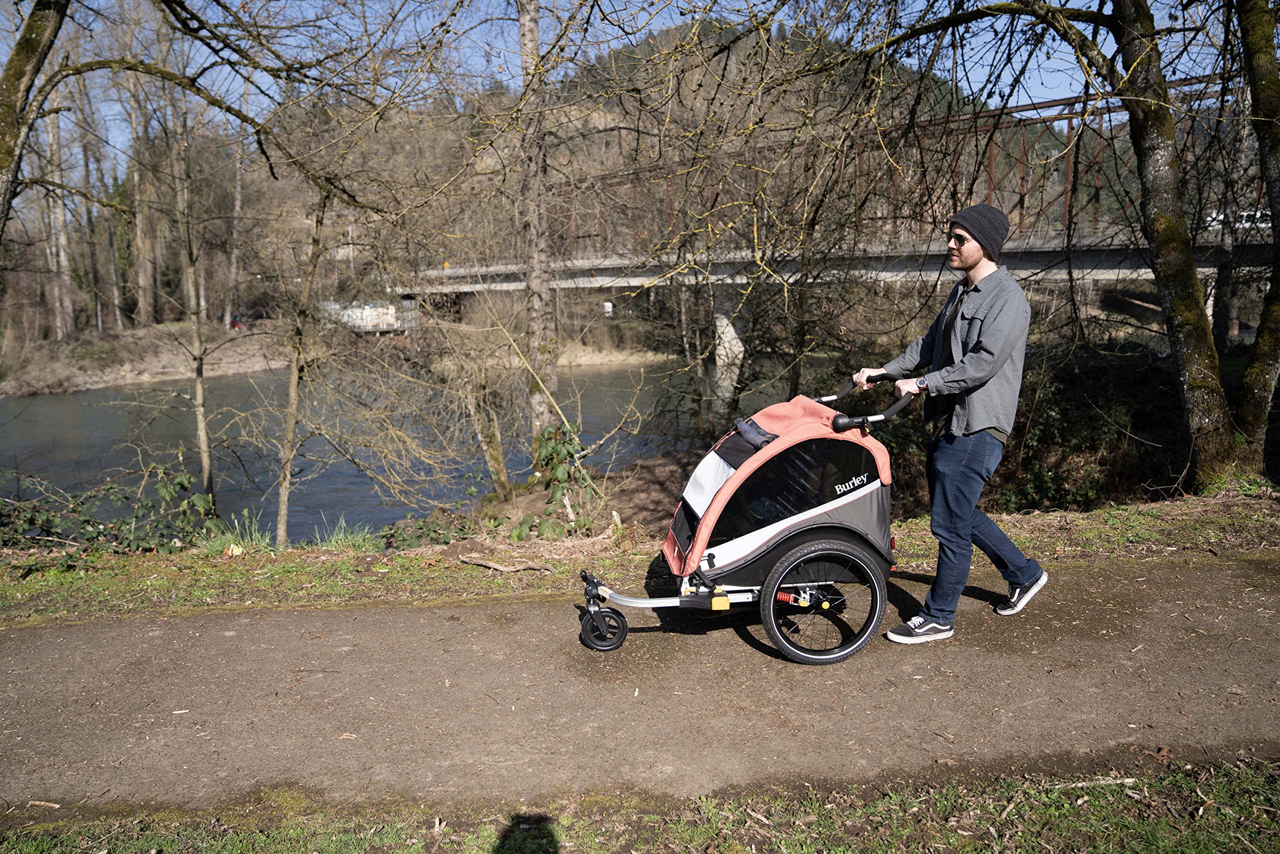 Burley Cub X, 2 Seat Kids Bike Trailer & Stroller — view 11