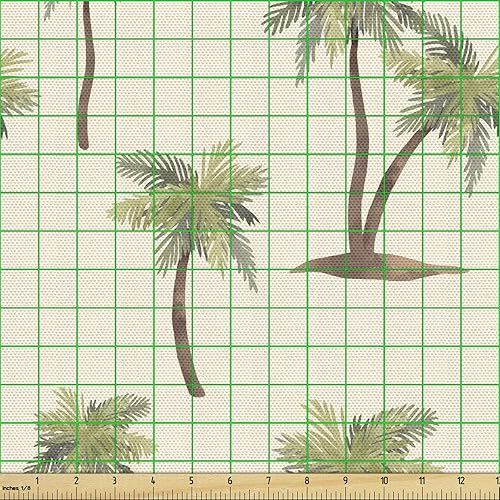 Vista 761 de Ambesonne - Tela de punto elástica