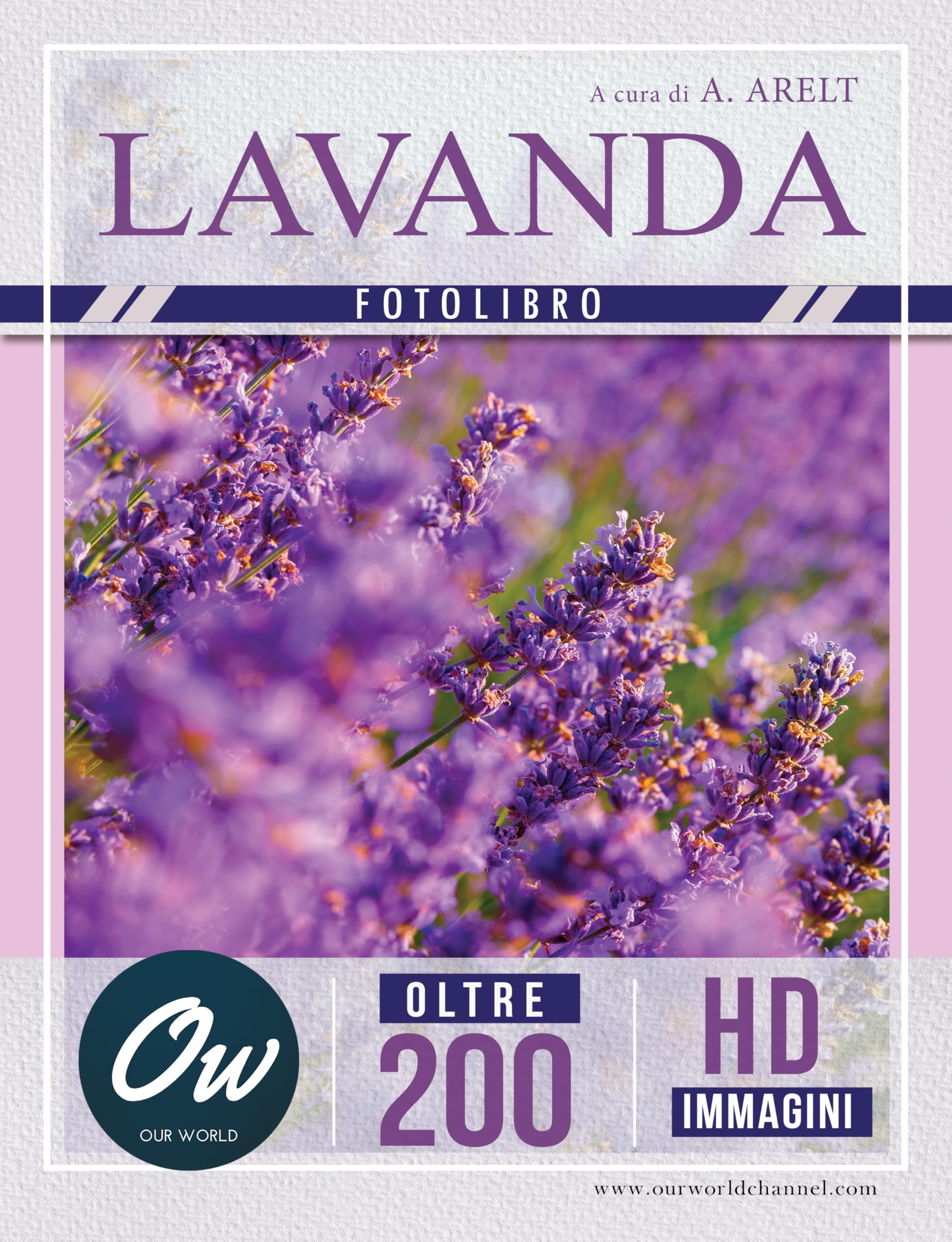 Livre photo Lavanda album de 200 images HD en édition italienne