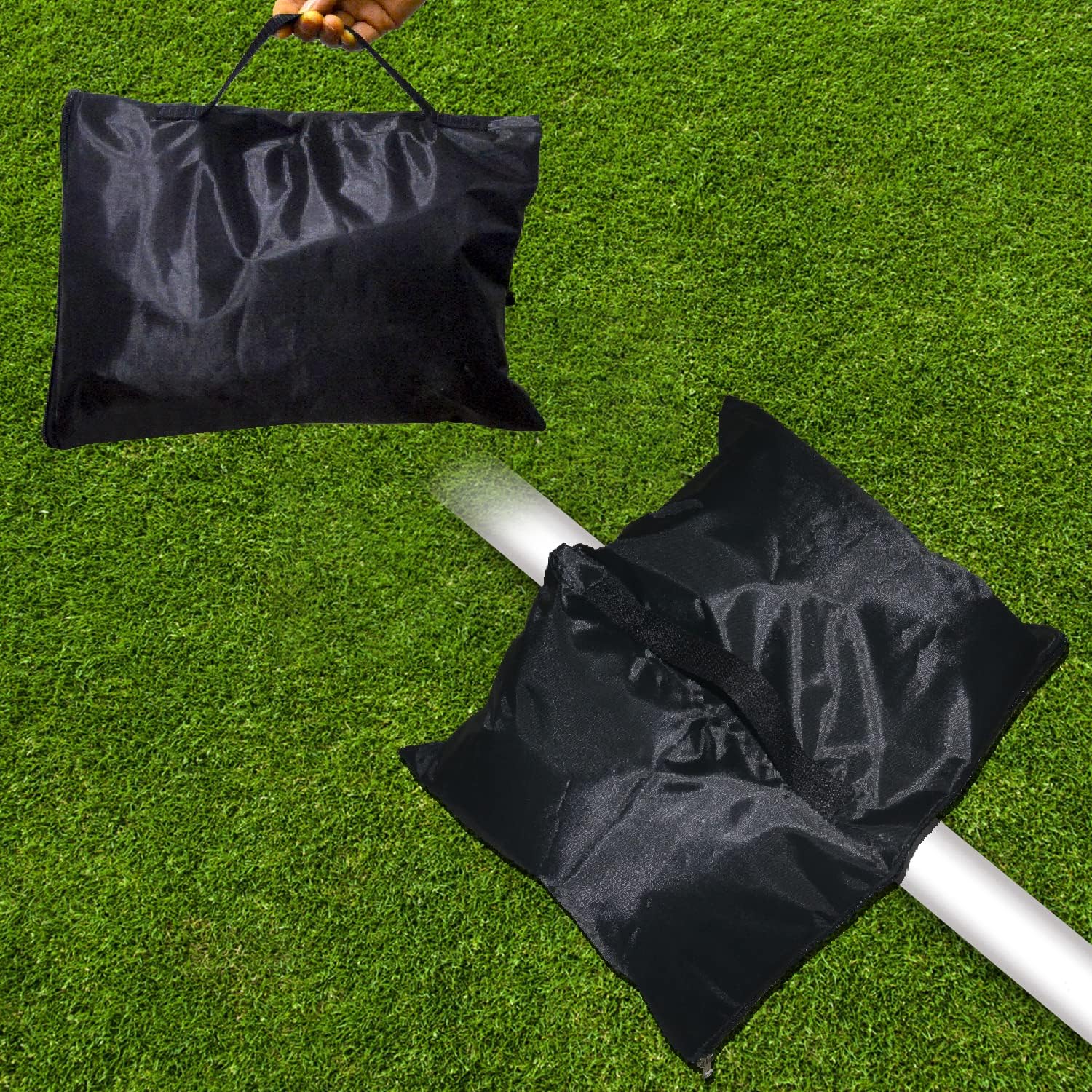 Kapler Football Net Sandbags Sold in Packs of 2 Heavy Duty
