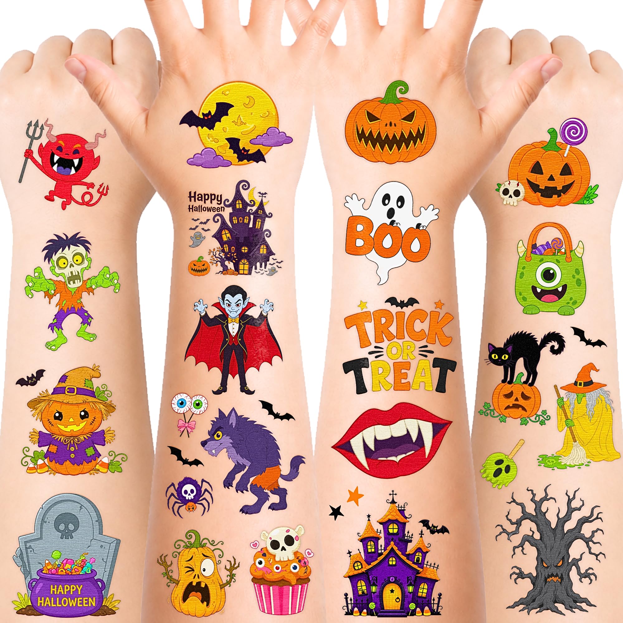 Halloween Temporary Tattoos - 120+ Designs -1