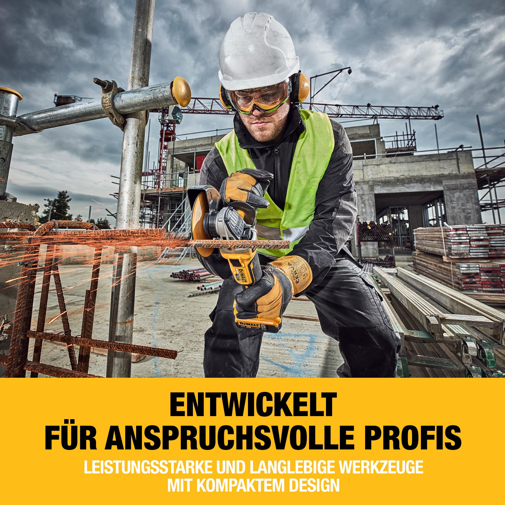 DEWALT 18V XR bürstenloses Set - 3 x 5Ah (4 Stück), DCK422P3T-QW