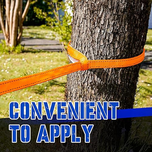 Miniatura 9 de Correas de elevación, correas de elevación de ojos planas resistentes de 1 x 8 pies con bucles reforzados, arnés de red para levantar muebles,