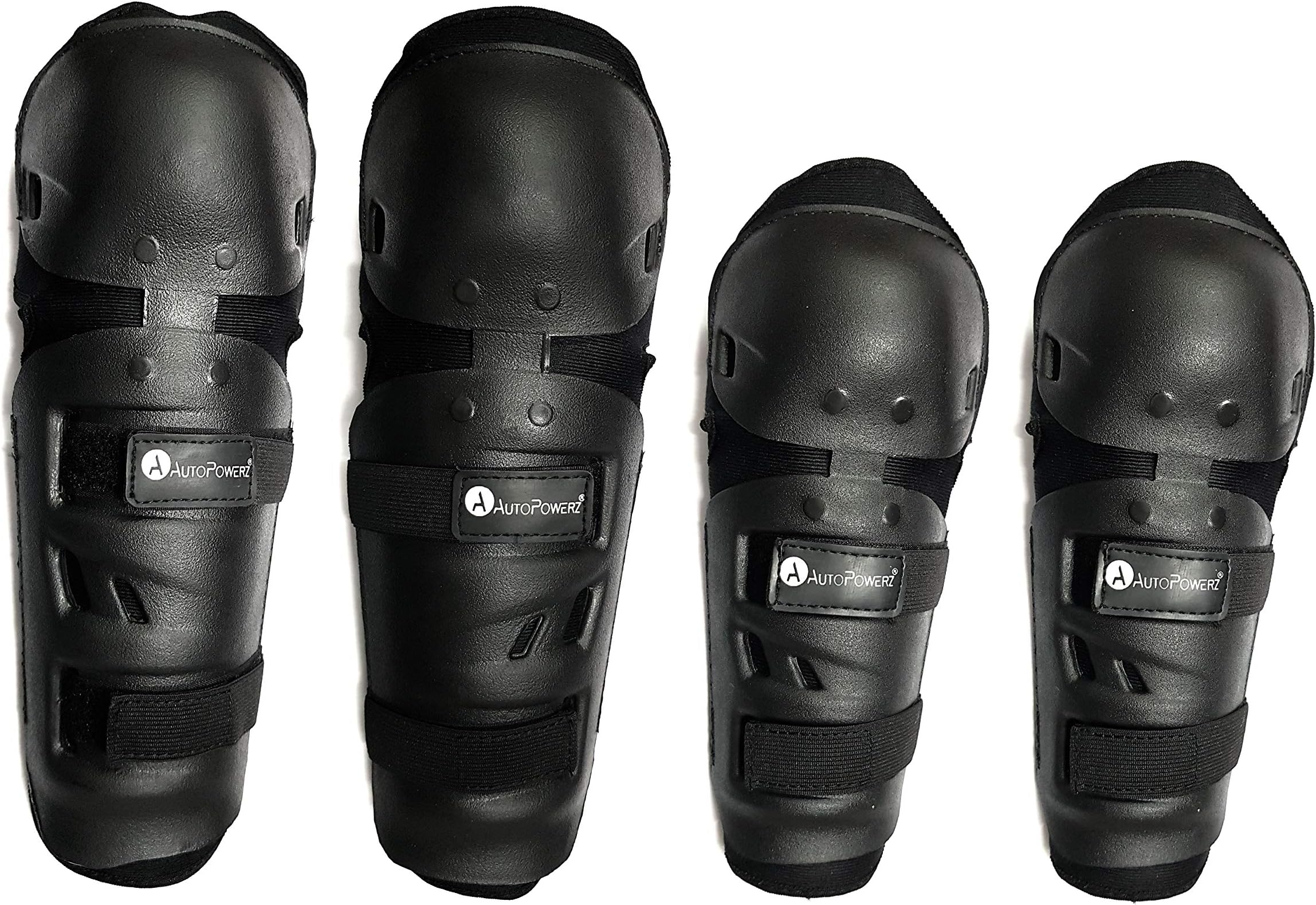 AUTOPOWERZ Knee and elbow Protector for bikers (Pack of 4 Pcs)