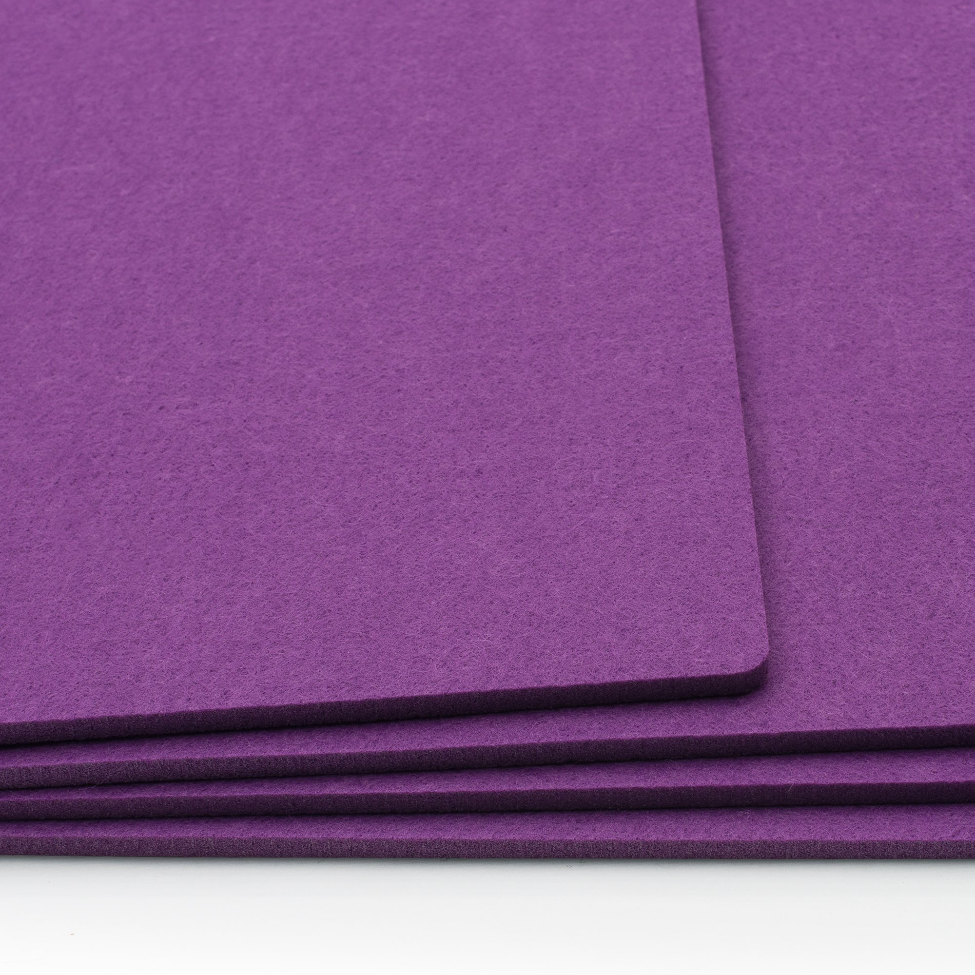 FILU Tovagliette In Feltro Set 4 Pezzi - Colore Viola/Lilla - 30x41 Cm - Lavabili E Personalizzabili Per La Tavola