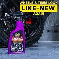 Vista 7 de Meguiar's Hot Rims Wheel & Tire Cleaner, Powers Through Brake Dust & Grime – 24 Oz Spray Bottle