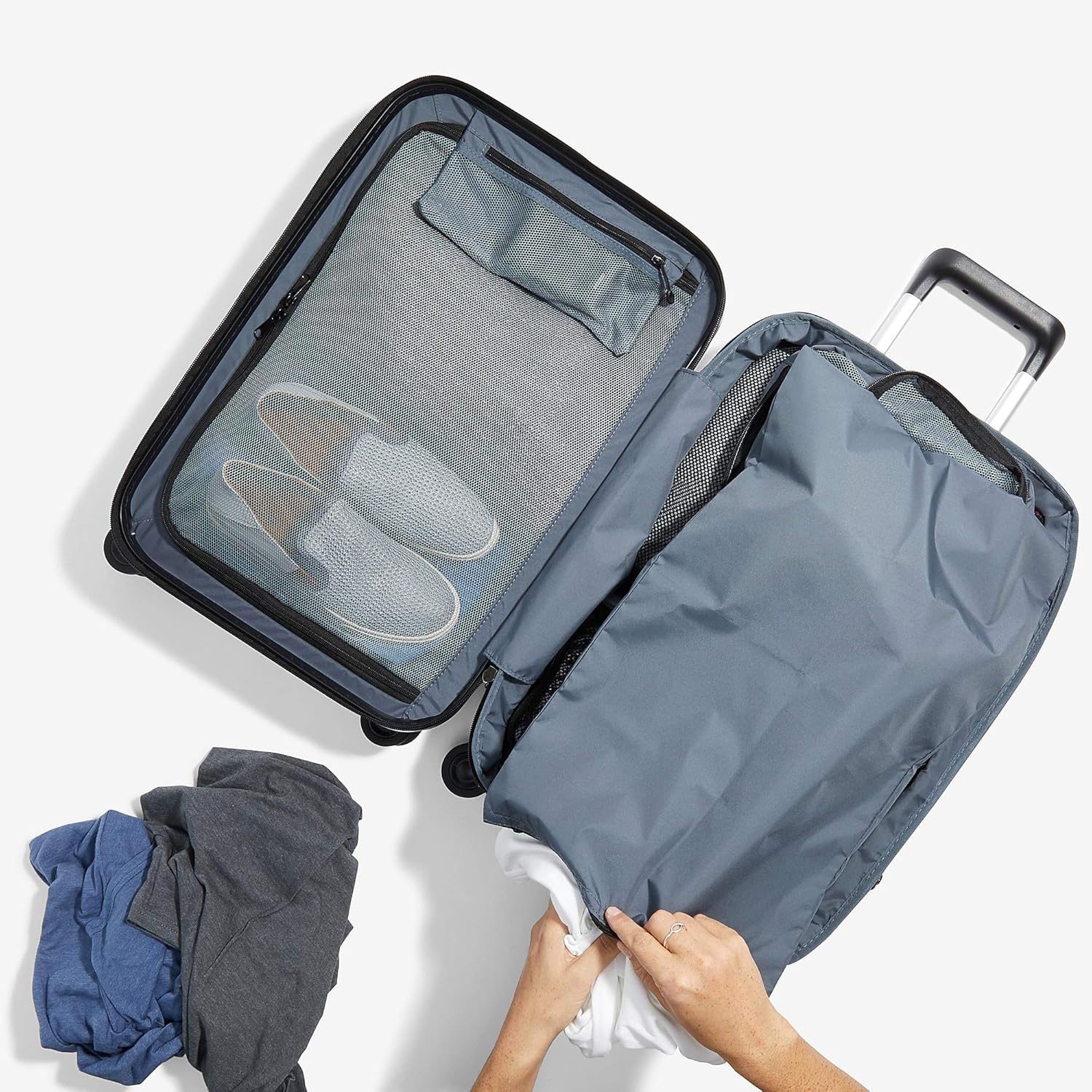  | ebags Fortis Pro 22 Inches USB Carry-On Spinner (Rose Gold) | Suitcases