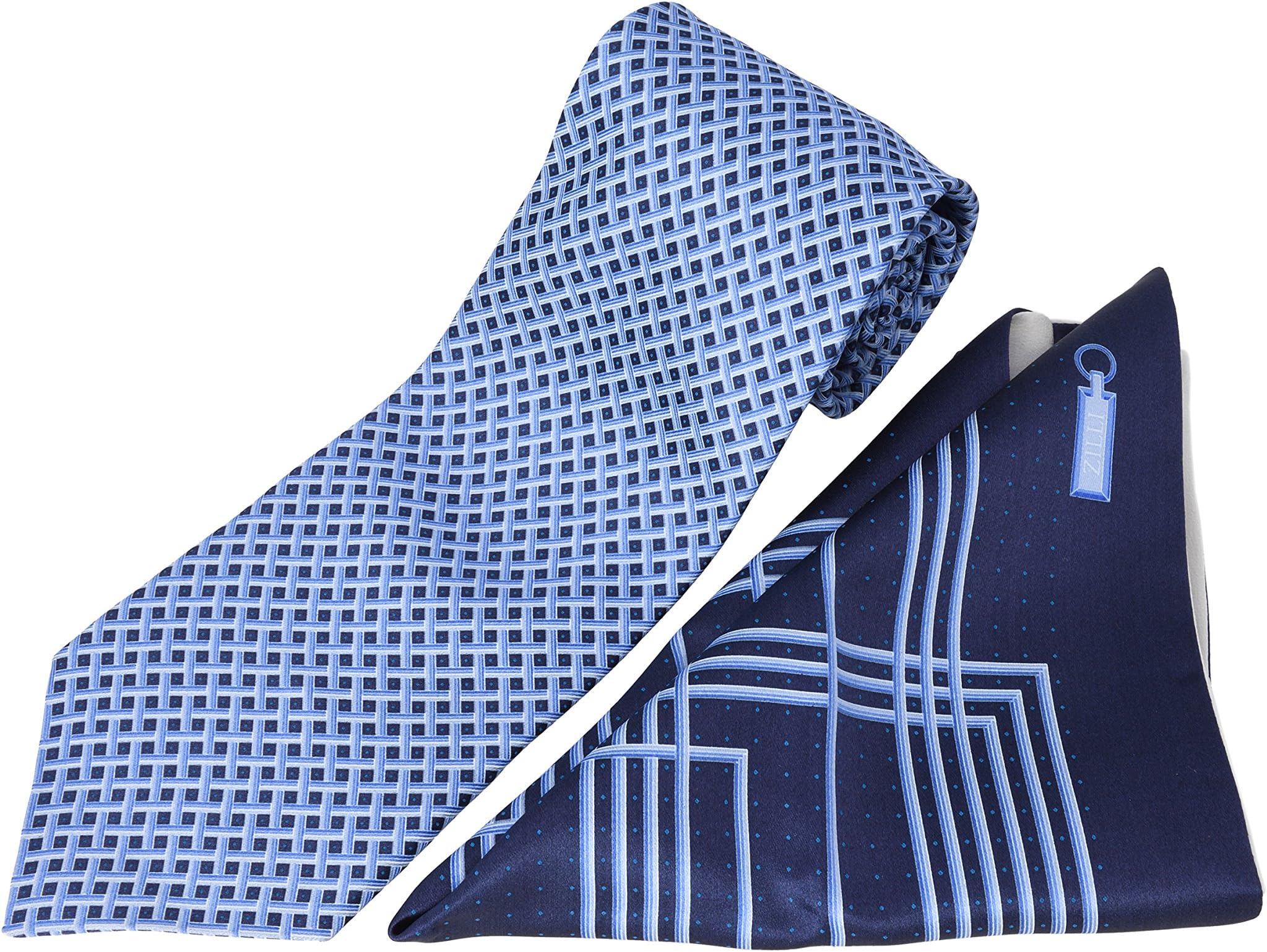 ZILLI - 100% Silk assorted Tie & Pocket Square Set - 22145/C1V02