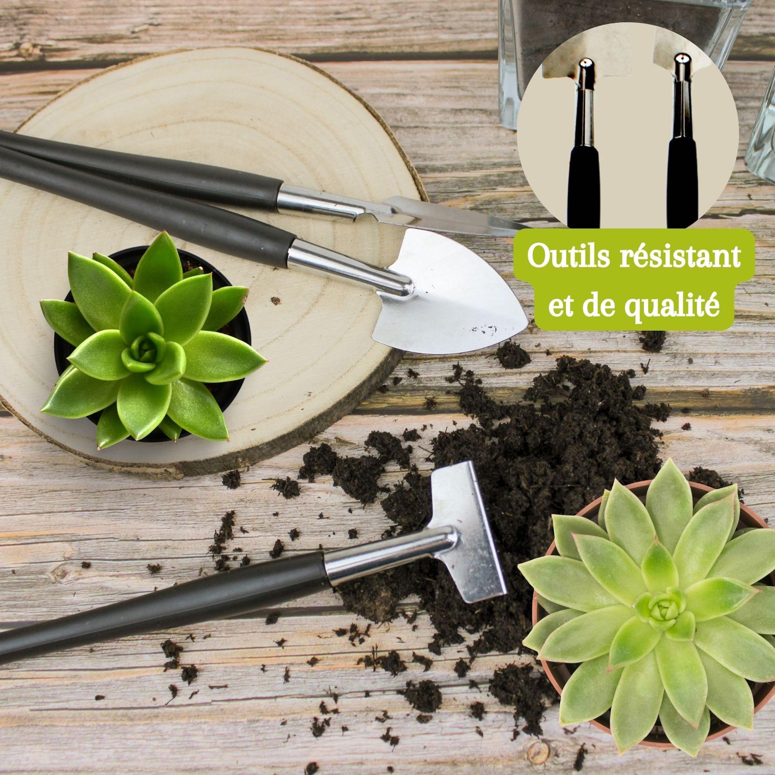 Cultivea® Lot de 32 Outils Complet bonsaï – Outil en Acier - Jardinez - Cisailles à bonsaï pour Entretien de Vos bonsaïs et Plantes - Ciseaux - Pince - Taillage et élagage bonsaï - Fil Aluminium