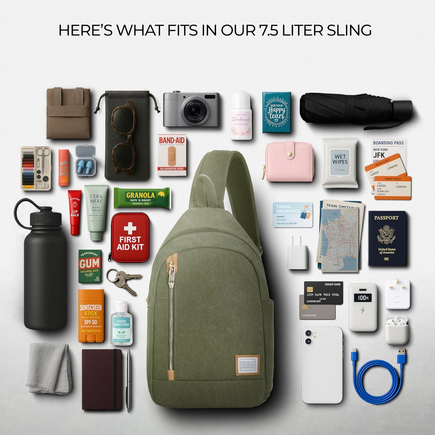 Travelon Anti-Theft Heritage Sling - Image 6