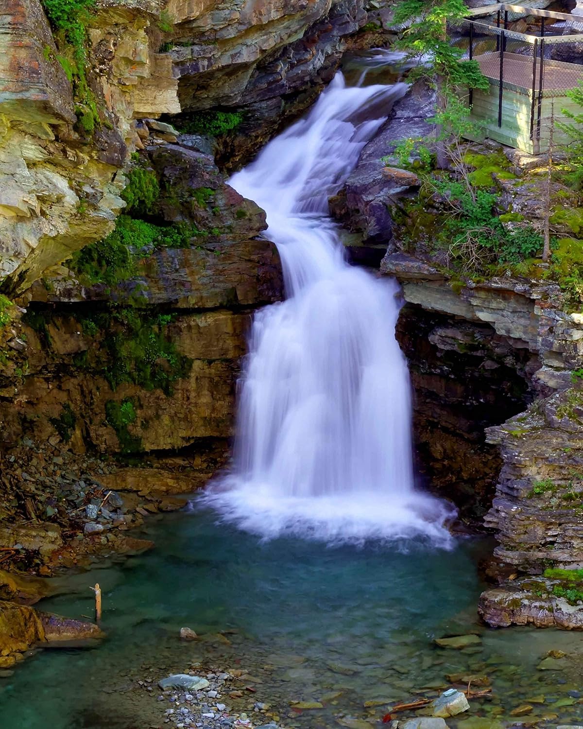 Boer Smooth Waterfall Wall Decal Poster 29"x36"