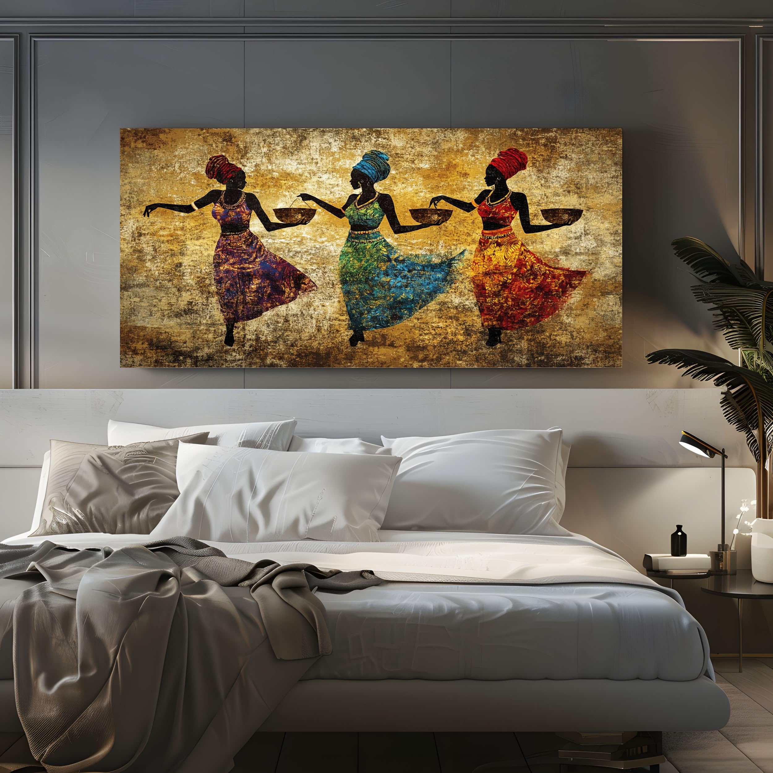 ZORYAN Quadri da Parete Moderni per Soggiorno Donne Senza Cornice 80x160 cm